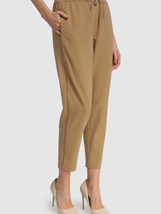 Коричневые брюки MARELLA: фото 3 - Invogue