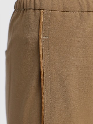 Коричневые брюки MARELLA: фото 5 - Invogue