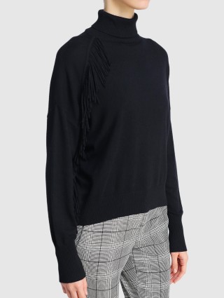 Чёрный гольф MARELLA: фото 3 - Invogue