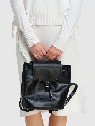 Чёрный рюкзак MARELLA: фото 2 - Invogue