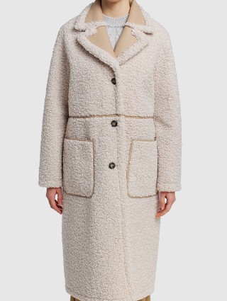 Молочная шуба MARELLA: фото 3 - Invogue