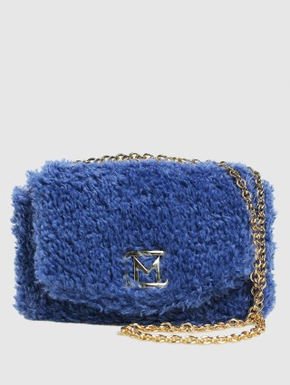 Голубая сумка MARELLA: фото - Invogue