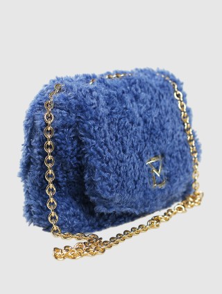 Голубая сумка MARELLA: фото 3 - Invogue