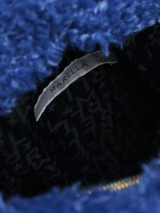 Голубая сумка MARELLA: фото 6 - Invogue