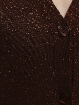 Коричневый кардиган MARELLA: фото 5 - Invogue