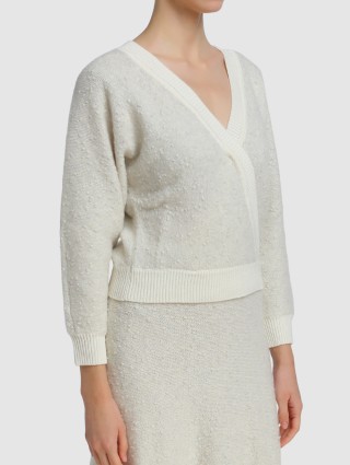 Бежевый свитер MAX&CO: фото 2 - Invogue