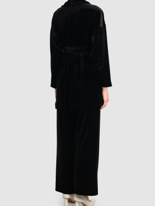 Чёрный кардиган MAX&CO: фото 2 - Invogue