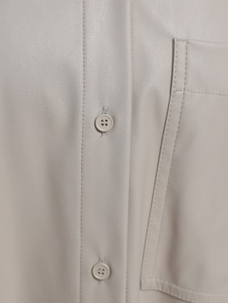 Бежевая рубашка MAX&CO: фото 5 - Invogue