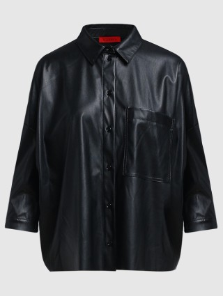 Чёрная рубашка MAX&CO: фото - Invogue