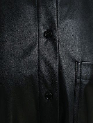 Чёрная рубашка MAX&CO: фото 5 - Invogue