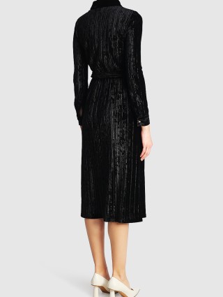 Чёрное платье MAX&CO: фото 2 - Invogue