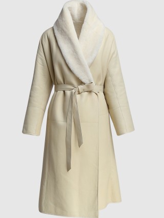 Белая дубленка MAX MARA: фото - Invogue