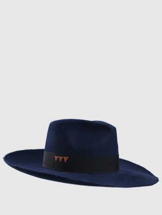 Синий шляпа SUPER DUPER HATS: фото 2 - Invogue