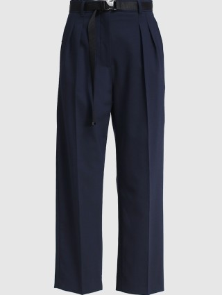 Тёмно-синие брюки WEEKEND MAX MARA: фото - Invogue