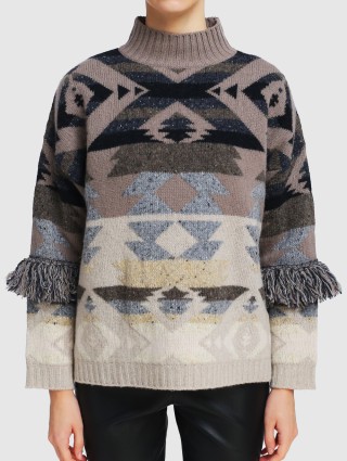 Кремовый свитер WEEKEND MAX MARA: фото 2 - Invogue