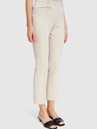 Молочные брюки WEEKEND MAX MARA: фото 3 - Invogue