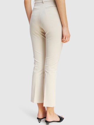 Молочные брюки WEEKEND MAX MARA: фото 4 - Invogue