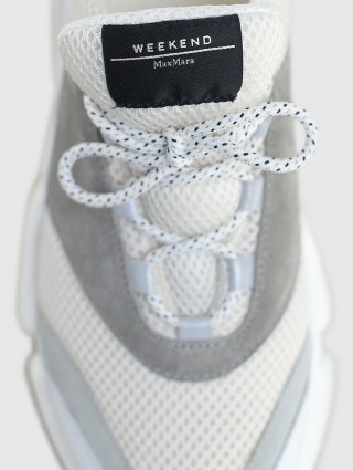 Белые сникерсы WEEKEND MAX MARA: фото 6 - Invogue