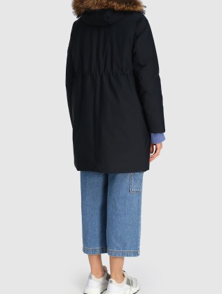 Черное пальто WEEKEND MAX MARA: фото 2 - Invogue