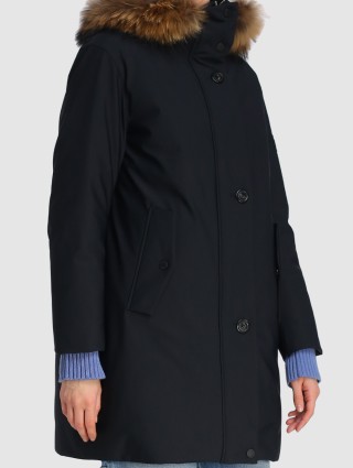 Черное пальто WEEKEND MAX MARA: фото 3 - Invogue