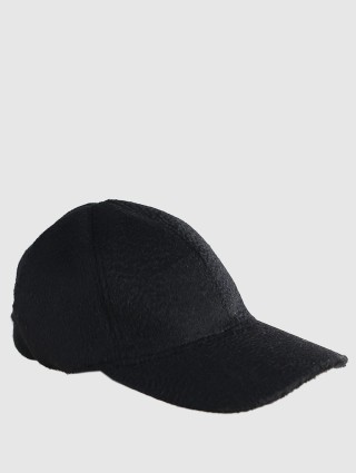 Чёрная кепка MAX MARA: фото 1 - Invogue