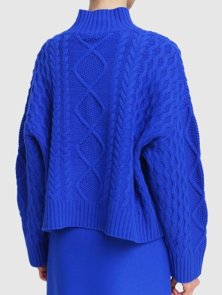 Синій светр WEEKEND MAX MARA : фото 4 - Invogue