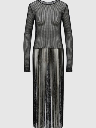 Чёрный топ HELMUT LANG: фото - Invogue