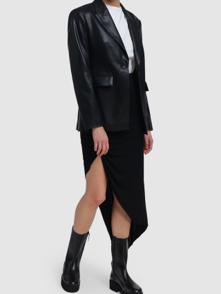 Чёрная юбка HELMUT LANG: фото 1 - Invogue