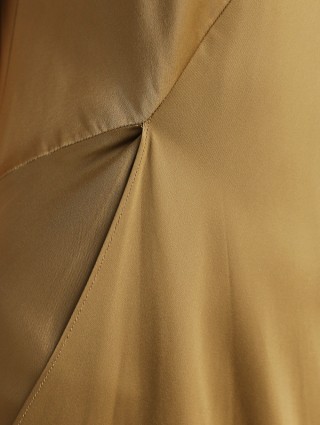 Коричневое платье HELMUT LANG: фото 5 - Invogue