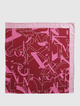 Фиолетовый шарф MAX&CO: фото - Invogue