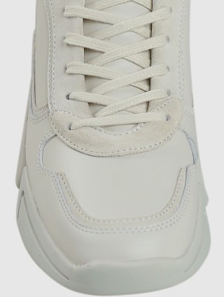 Бежевые сникерсы KENZO: фото 4 - Invogue