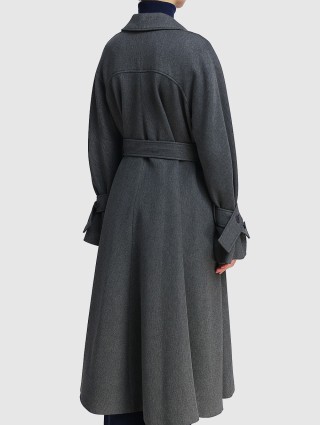 Серое пальто KENZO: фото 4 - Invogue