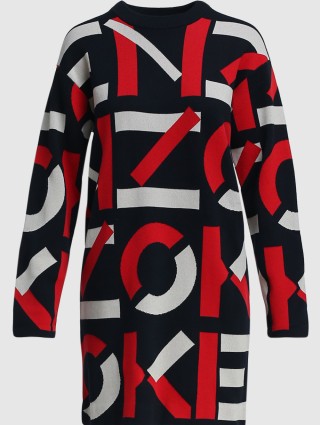 Красное платье KENZO: фото - Invogue