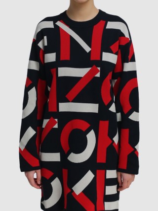 Красное платье KENZO: фото 3 - Invogue