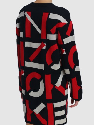 Красное платье KENZO: фото 4 - Invogue