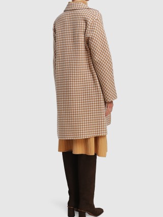 Бежевое пальто MARC CAIN: фото 2 - Invogue