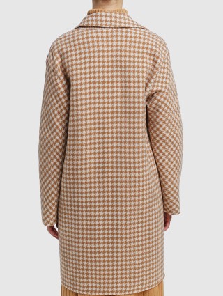 Бежевое пальто MARC CAIN: фото 4 - Invogue