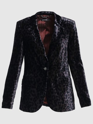 Фиолетовый пиджак MARC CAIN: фото - Invogue