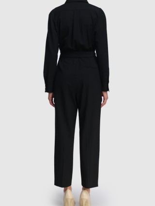 Чёрный комбинезон MARELLA: фото 2 - Invogue