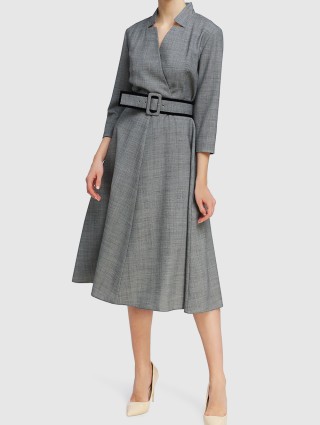 Серое платье MARELLA: фото 1 - Invogue