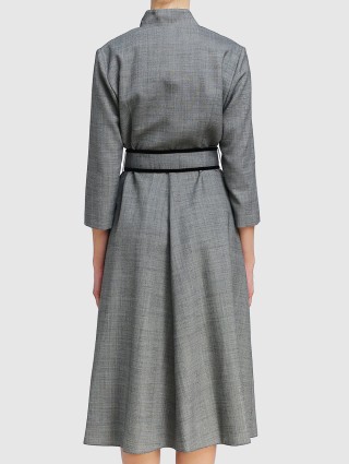 Серое платье MARELLA: фото 4 - Invogue