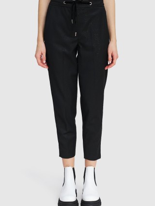 Чёрные брюки MARELLA: фото 3 - Invogue