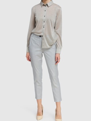 Серые брюки MARELLA: фото 1 - Invogue