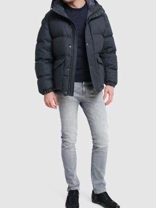 Сіра куртка BOSS : фото 1 - Invogue