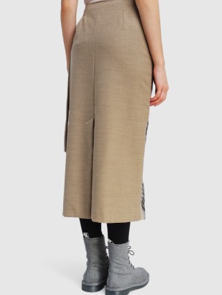 Бежевая юбка WEEKEND MAX MARA: фото 4 - Invogue