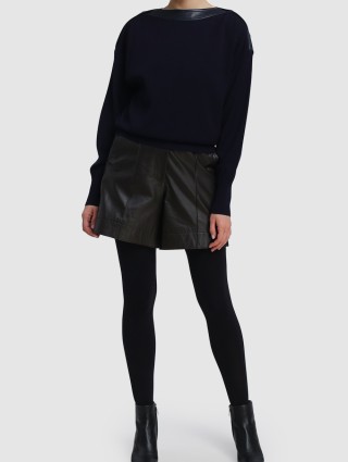 Тёмно-синий свитер SPORTMAX: фото 1 - Invogue