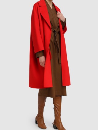 Коричневые сапоги SPORTMAX: фото 1 - Invogue