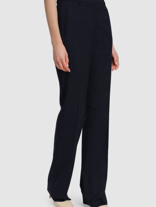 Синие брюки SPORTMAX: фото 3 - Invogue