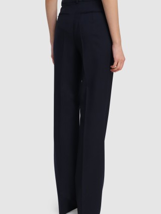 Синие брюки SPORTMAX: фото 4 - Invogue