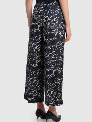 Синие брюки MAX MARA: фото 4 - Invogue